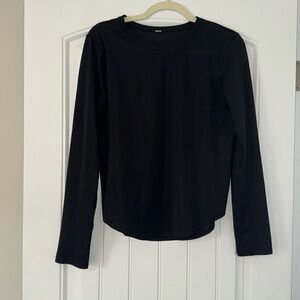 Lululemon High-Neck Running and Training Long-Sleeve Shirt - Black